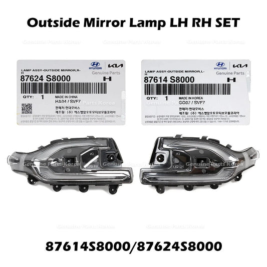 ⭐Genuine⭐ Outside Mirror Lamp LH RH SET for Hyundai Palisade
