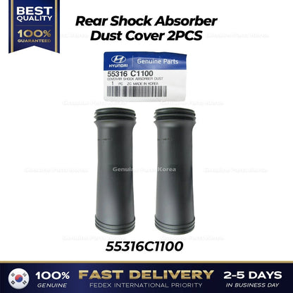 Genuine Rear Shock Absorber Dust Cover 2PCS 55316C1100 for Hyundai Sonata