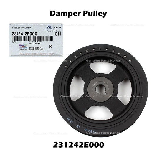 ⭐Genuine⭐ Damper Pulley 231242E000 for Hyundai Elantra Kona Kia Forte Soul