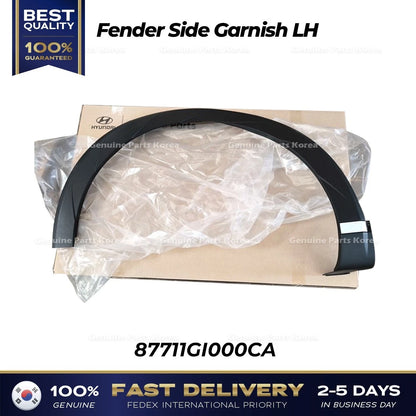 Genuine Fender Side Garnish LH 87711GI000CA for Hyundai Ioniq 5 Electric