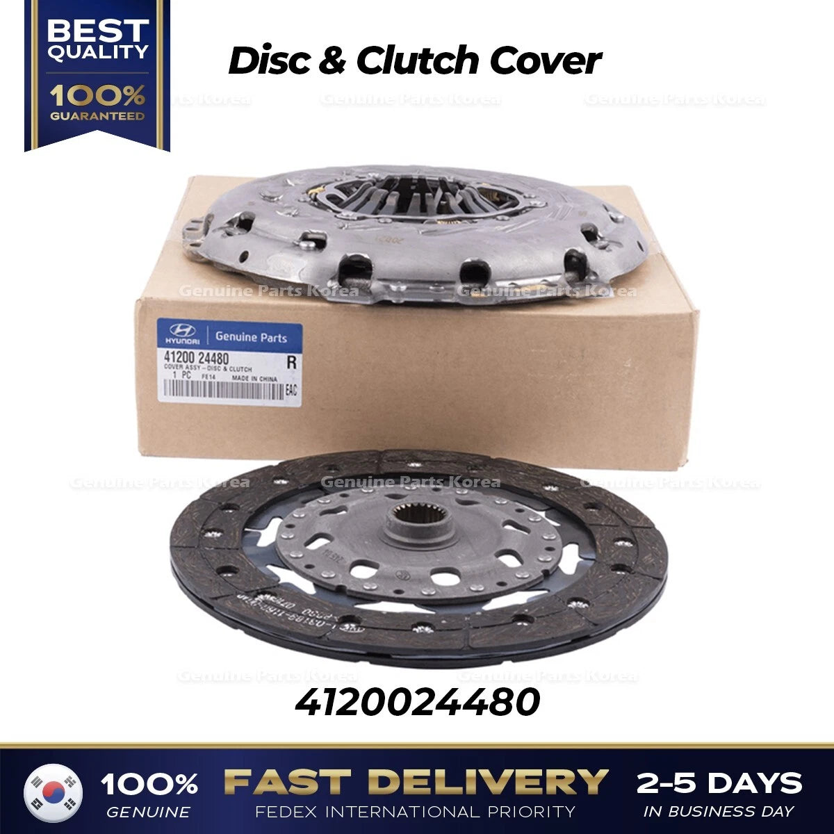 ⭐Genuine⭐ Disc & Clutch Cover 4120024480 for Hyundai Tuscon Kia Sportage