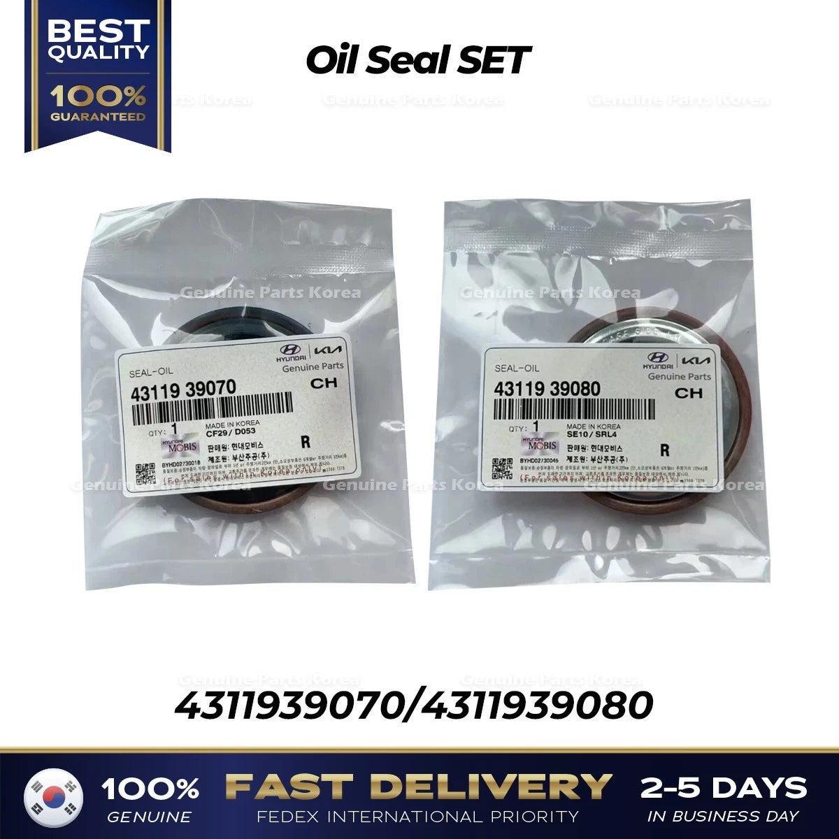 ⭐Genuine⭐ Oil Seal SET 4311939070 4311939080 for Hyundai Kia