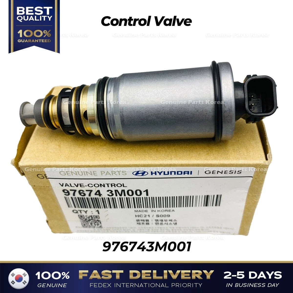 ⭐Genuine⭐ Control Valve 976743M001 for Hyundai Accent Kia Cadenza