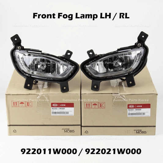⭐Genuine⭐ Front Fog Lamp LH RL 922011W000 922021W000 SET for Kia Rio Sedan