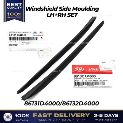 Genuine Windshield Side Moulding LH RH SET for Kia Optima