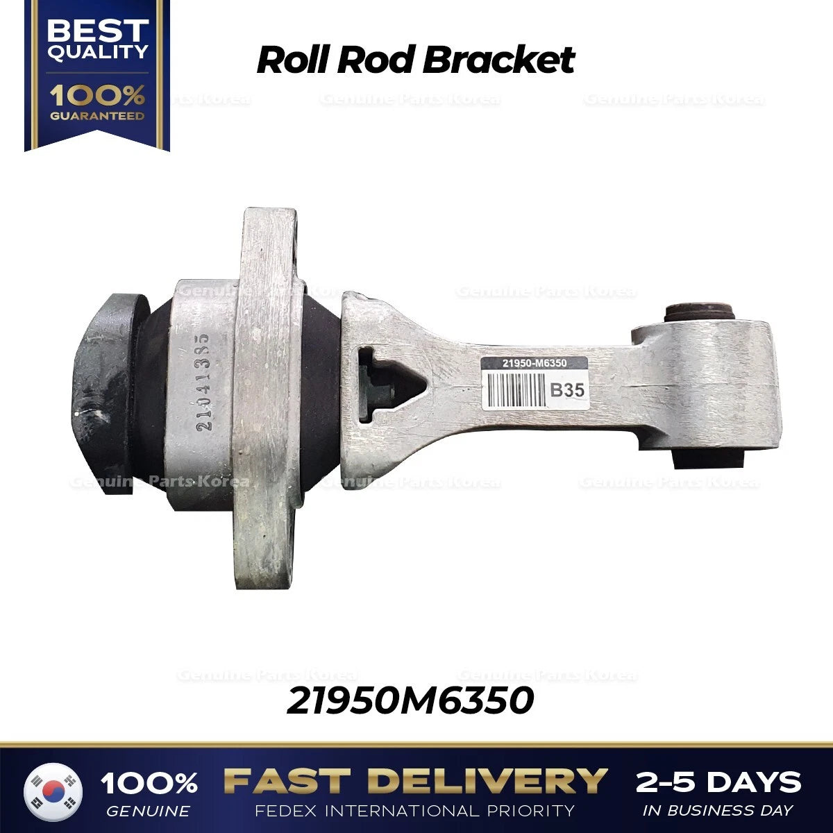⭐Genuine⭐ Roll Rod Bracket 21950M6350 for Kia Forte Soul