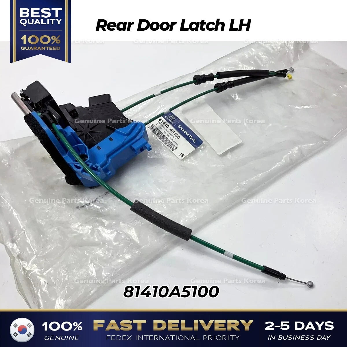 ⭐Genuine⭐ Rear Door Latch LH 81410A5100 for Hyundai Elantra GT