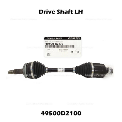 Genuine Drive Shaft LH 49500D2100 for Hyundai Genesis Kia K900