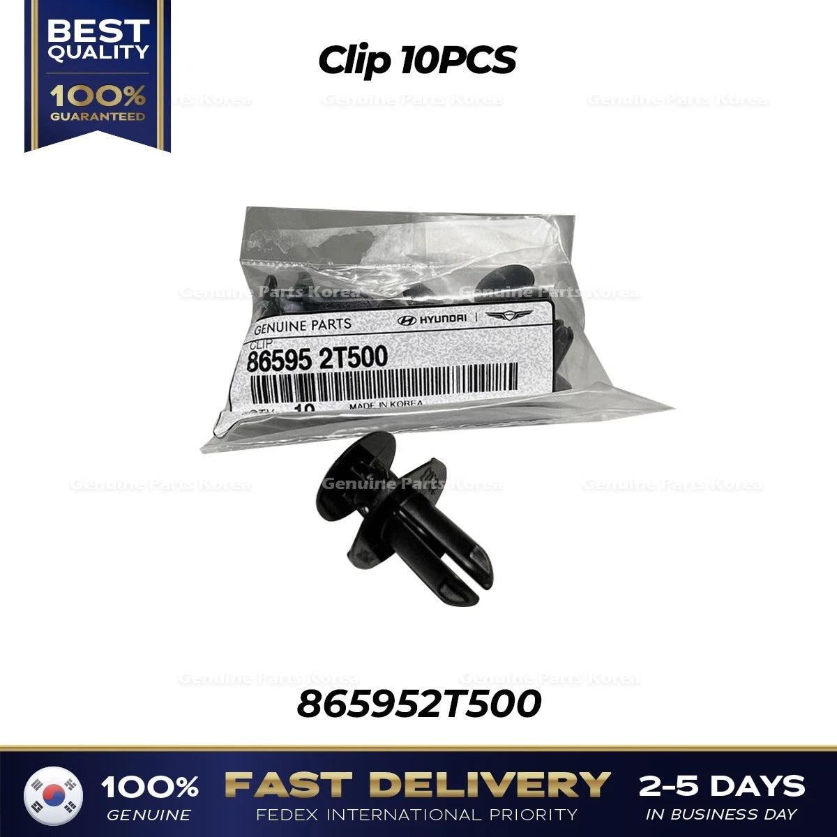 ⭐Genuine⭐ Clip 10PCS 865952T500 for Hyundai Kia