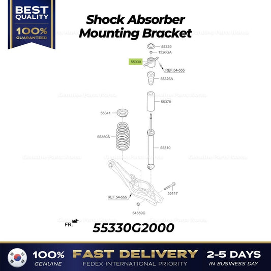 ⭐Genuine⭐ Shock Absorber Mounting Bracket 55330G2000 for Hyundai Ioniq Kia Niro