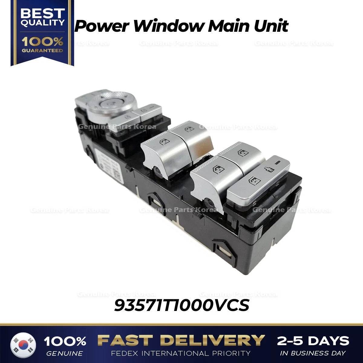 ⭐Genuine⭐ Power Window Main Unit 93571T1000VCS for Hyundai Genesis G80