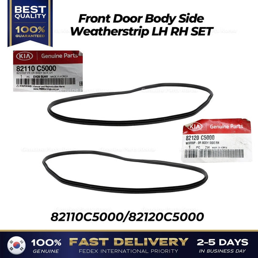 ⭐Genuine⭐ Front Door Body Side Weatherstrip LH RH SET for Kia Sorento