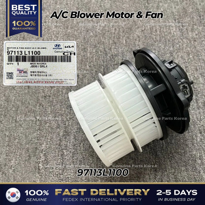 Genuine A/C Blower Motor & Fan 97113L1100 for Kia K5