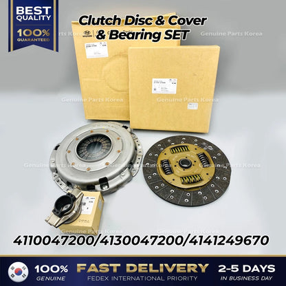 Genuine Clutch Disc & Cover & Bearing SET 4110047200 4130047200 4141249670