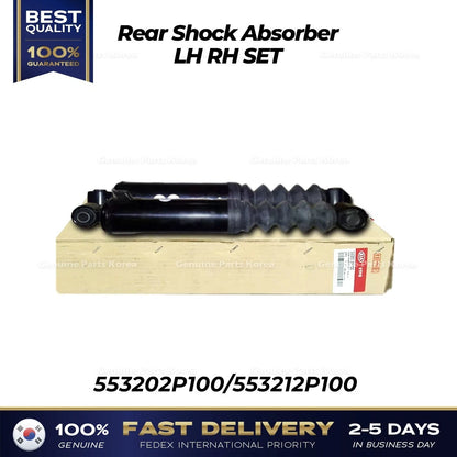 Genuine Rear Shock Absorber LH RH SET 553202P100 553212P100 for Kia Sorento