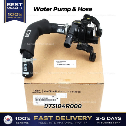 Genuine Water Pump & Hose 973104R000 for Hyundai Sonata Hybrid Kia Optima
