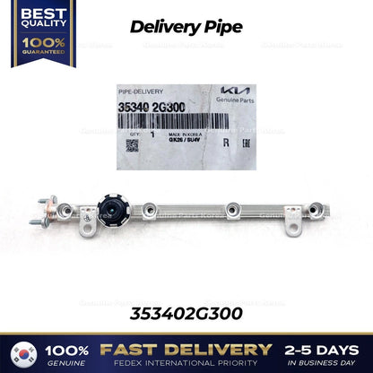 Genuine Delivery Pipe 353402G300 for Hyundai Santa Fe Sonata Kia Forte Optima