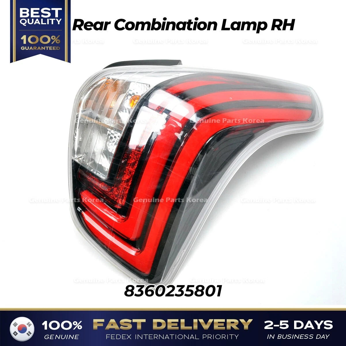 ⭐Genuine⭐ Rear Combination Lamp RH 8360235801 for Ssangyong Tivoli