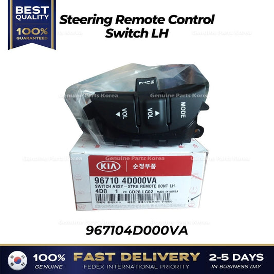 ⭐Genuine⭐ Steering Remote Control Switch LH 967104D000VA for Kia Sedona
