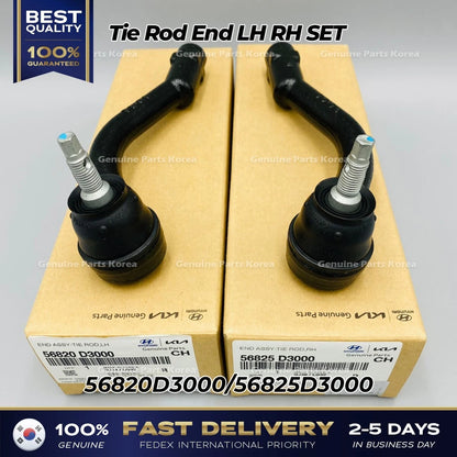 Genuine Tie Rod End LH RH SET 56820D3000 56825D3000 for Hyundai Tuscon