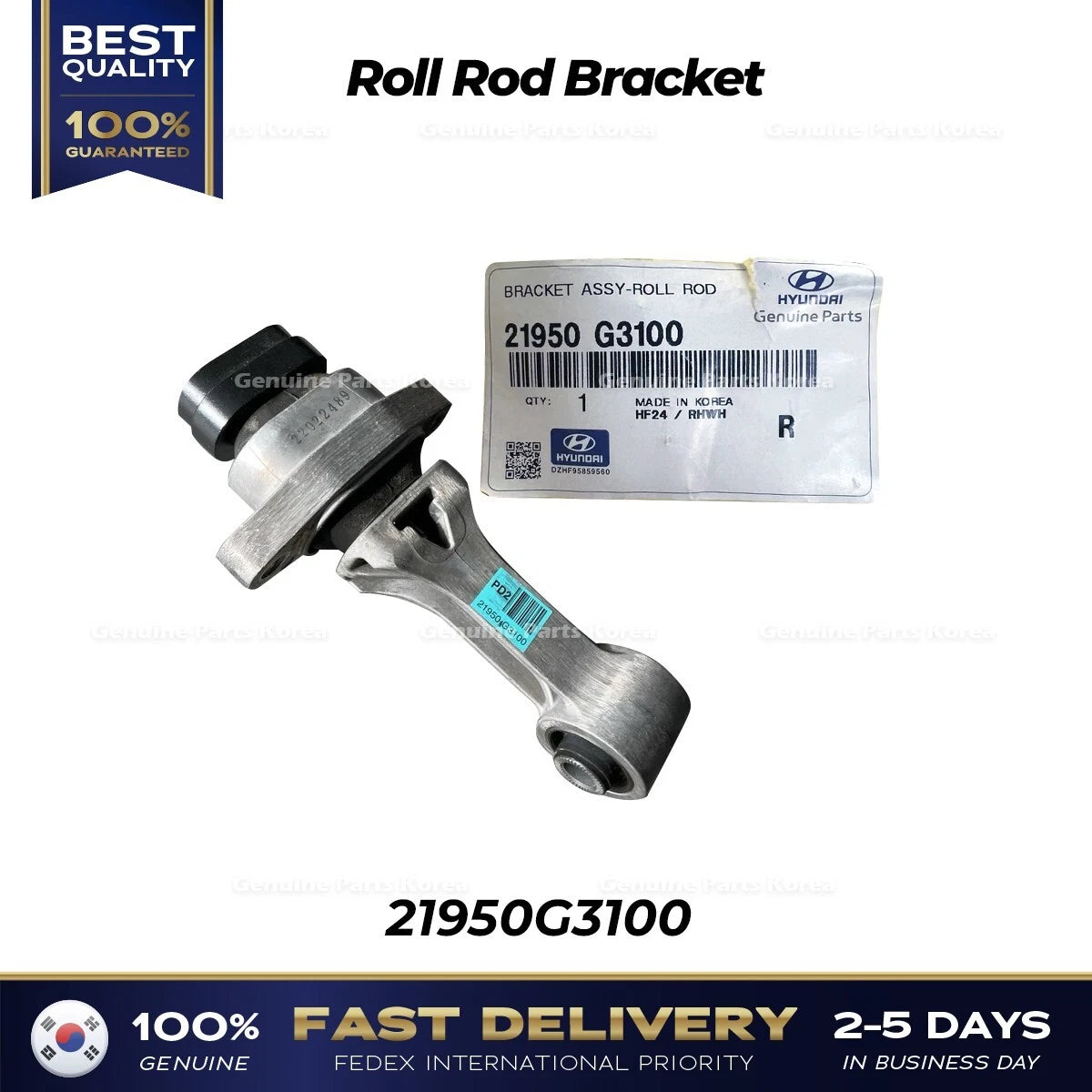 ⭐Genuine⭐ Roll Rod Bracket 21950G3100 for Hyundai Elantra GT
