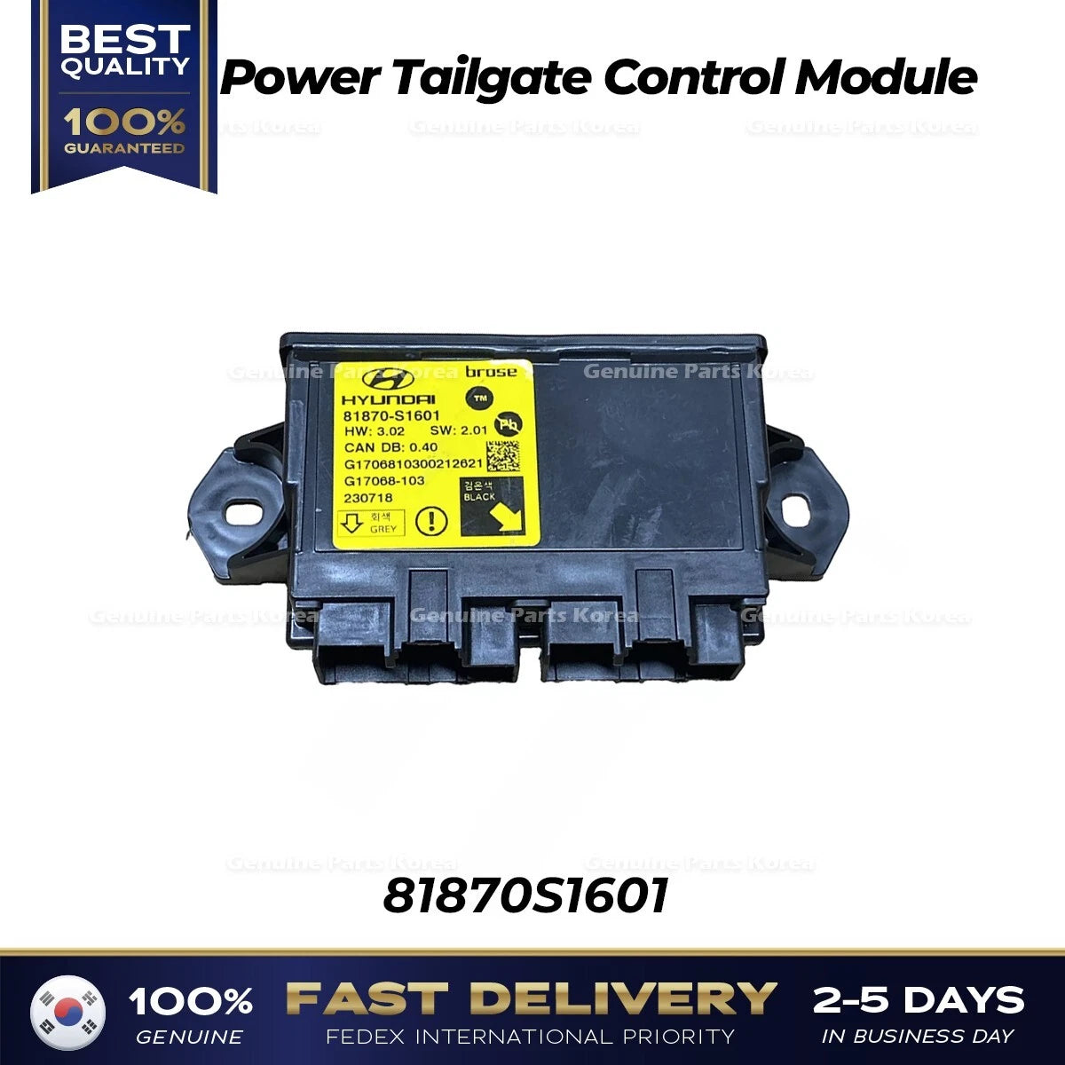 ⭐Genuine⭐ Power Tailgate Control Module 81870S1601 for Hyundai Santa Fe