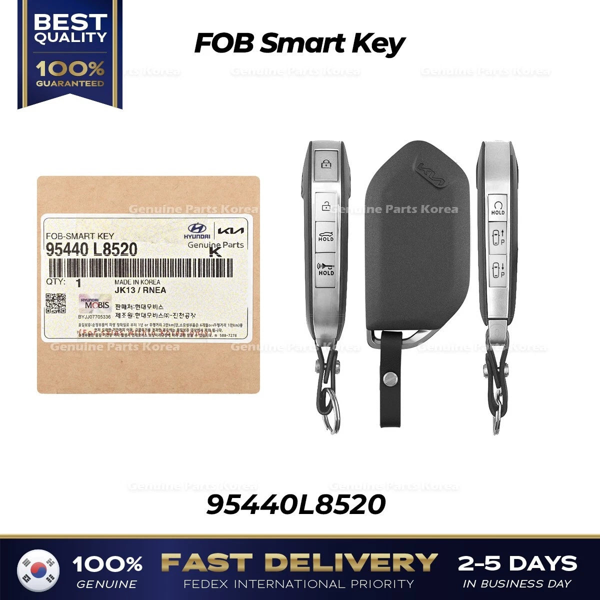 ⭐Genuine⭐ FOB Smart Key 95440L8520 for Kia K8