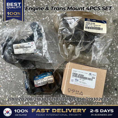 Genuine Engine & Trans Mount 4PCS SET for Hyundai Tiburon