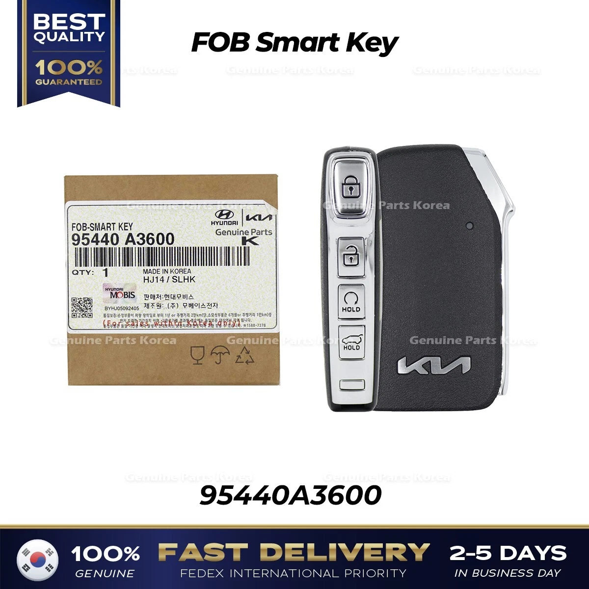 ⭐Genuine⭐ FOB Smart Key 95440A3600 for Kia Ray