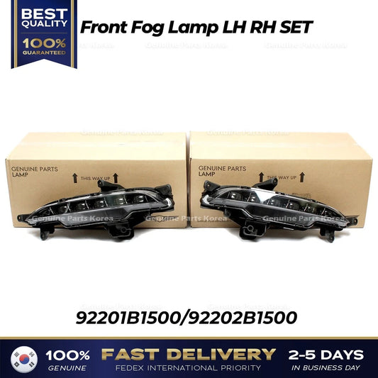 ⭐Genuine⭐ Front Fog Lamp LH RH SET 92201B1500 92202B1500 for Hyundai Genesis G80