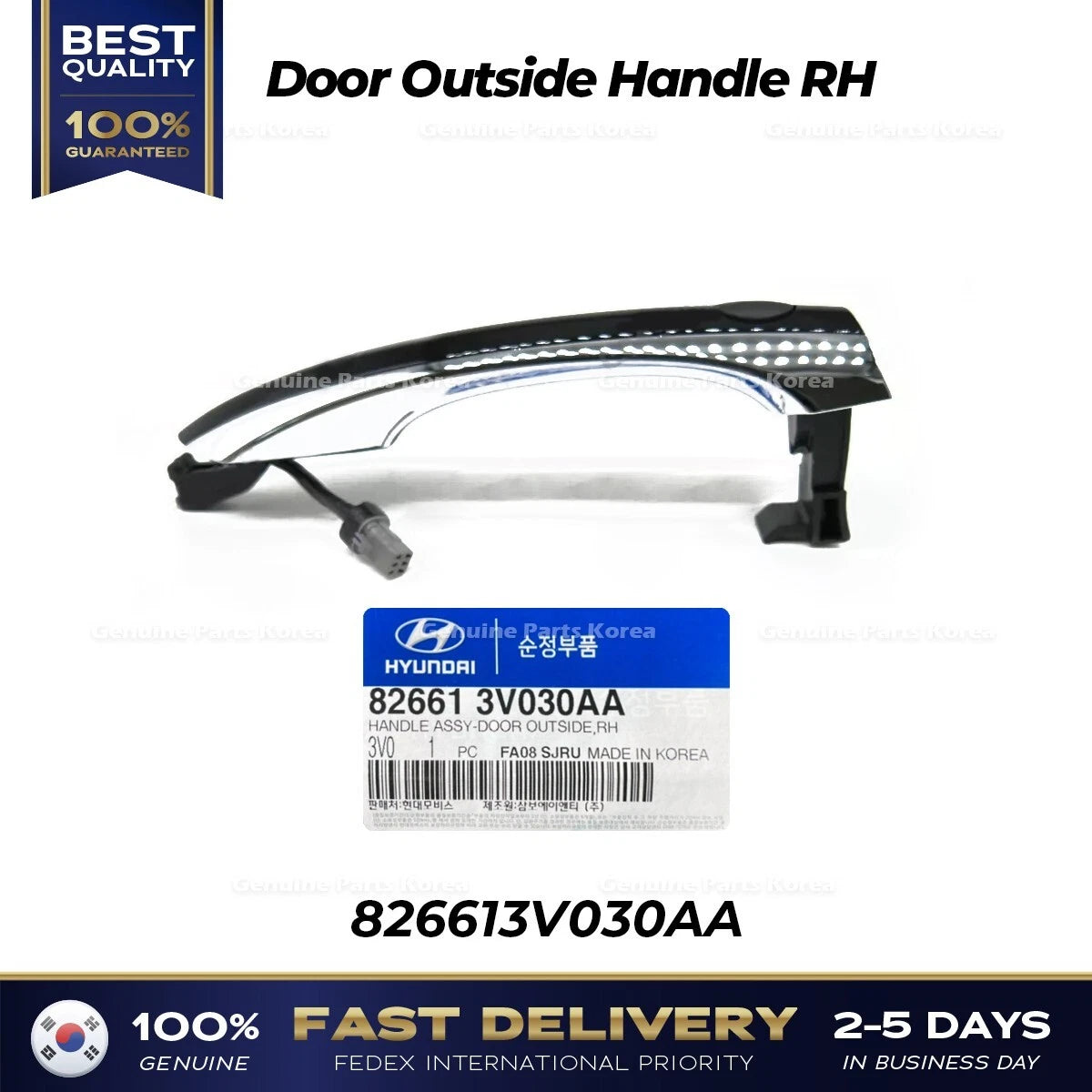 ⭐Genuine⭐ Door Outside Handle RH 826613V030AA for Hyundai Grandeur HG