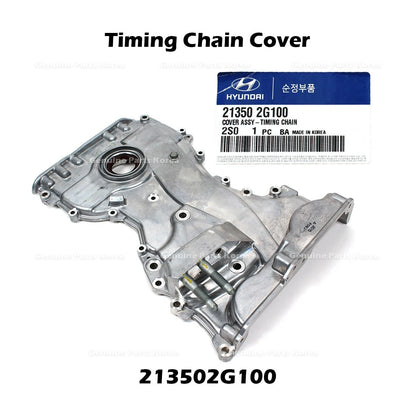 Genuine Timing Chain Cover 213502G100 for Hyundai Sonata Tucson Kia Sportage