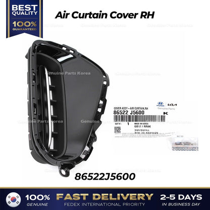 Genuine Air Curtain Cover RH 86522J5600 for Kia Stinger