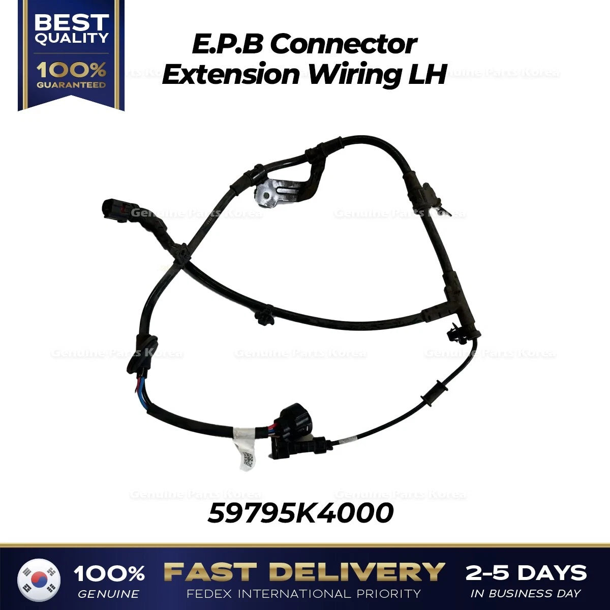 ⭐Genuine⭐ E.P.B Connector Extension Wiring LH 59795K4000 for Hyundai Kona