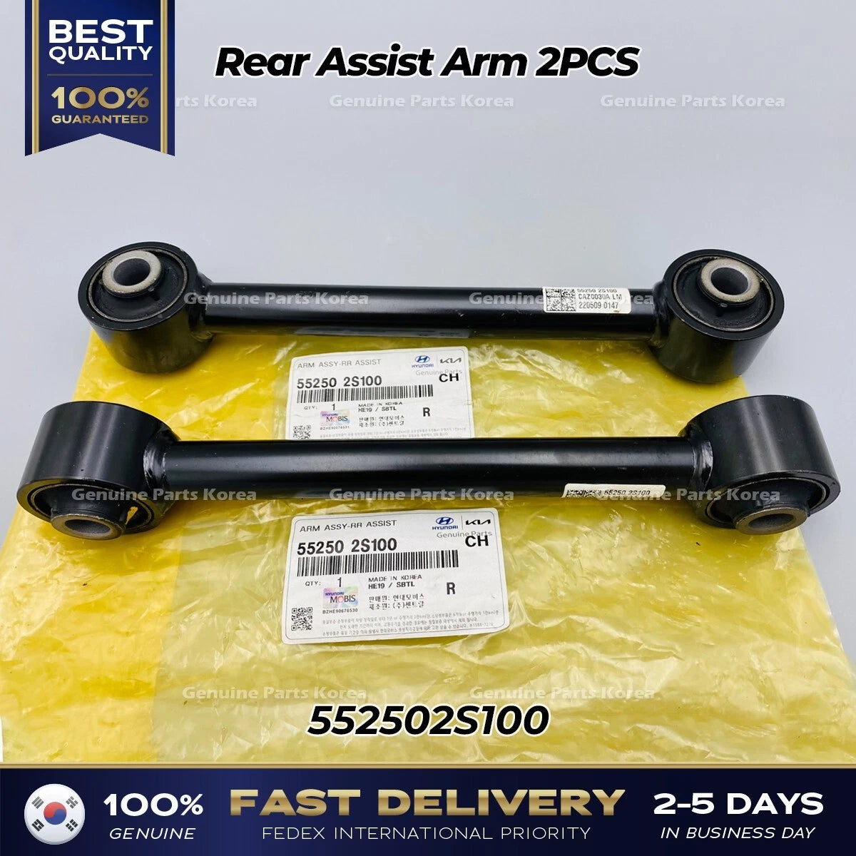 ⭐Genuine⭐ Rear Assist Arm 2PCS 552502S100 for Hyundai Tucson Kia Sportage