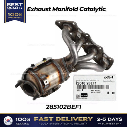 Genuine Exhaust Manifold Catalytic 285102BEF1 for Hyundai Veloster Kia Rio