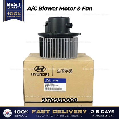 Genuine A/C Blower Motor & Fan 971093D000 for Hyundai Sonata
