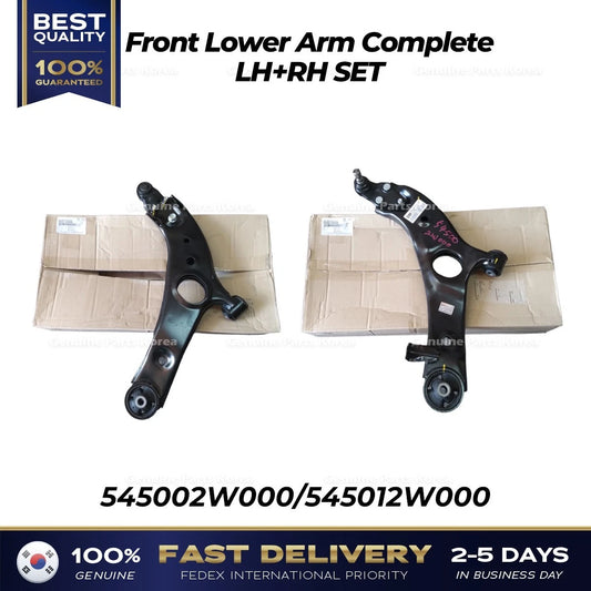 ⭐Genuine⭐ Front Lower Arm Complete LH RH SET 545002W000 545012W000 for Santa Fe