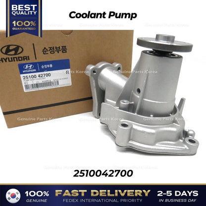 Genuine Coolant Pump 2510042700 for Hyundai Porter II Kia Bongo III