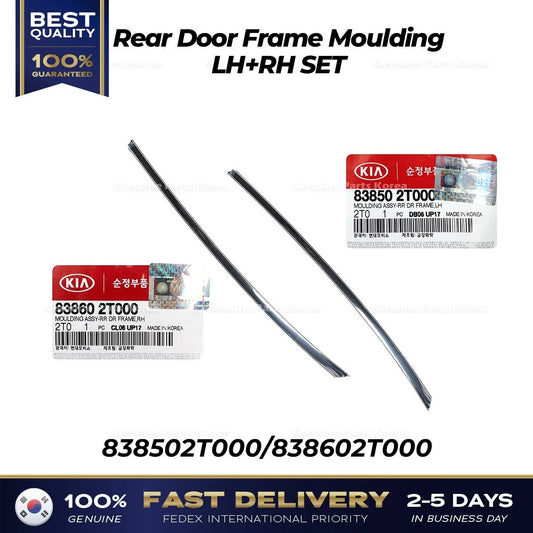 ⭐Genuine⭐ Rear Door Frame Moulding LH RH SET for Kia Optima