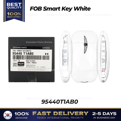 Genuine FOB Smart Key White 95440T1AB0 for Hyundai Genesis G80 RG3