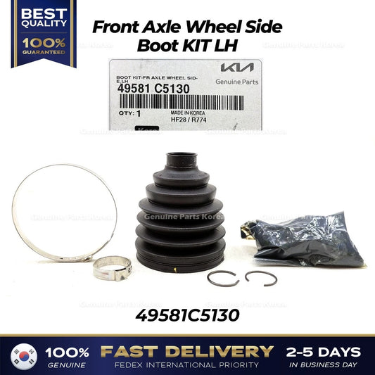 ⭐Genuine⭐ Front Axle Wheel Side Boot KIT LH 49581C5130 for Hyundai Palisade