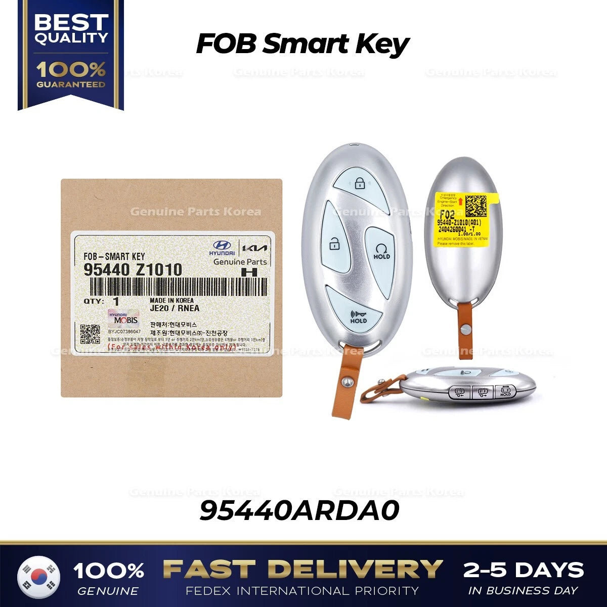 ⭐Genuine⭐ FOB Smart Key 95440Z1010 for Hyundai Sonata