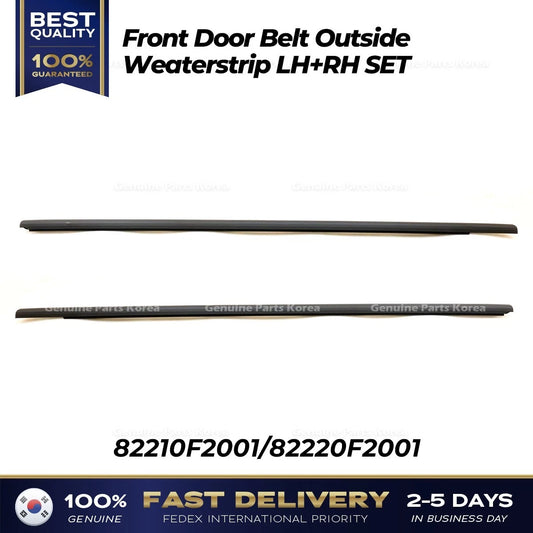 ⭐Genuine⭐ Front Door Belt Outside Weatherstrip LH RH SET for Hyundai Elantra