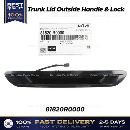 Genuine Trunk Lid Outside Handle & Lock 81820R0000 for Kia Carnival