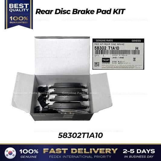 ⭐Genuine⭐ Rear Disc Brake Pad KIT 58302T1A10 for Hyundai Genesis G80