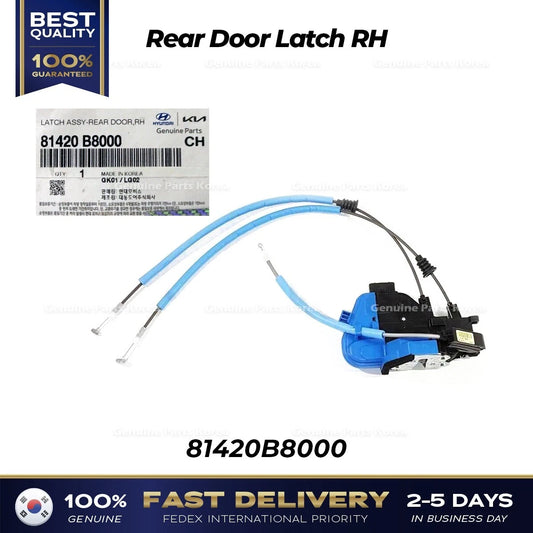 ⭐Genuine⭐ Rear Door Latch RH 81420B8000 for Hyundai Santa Fe