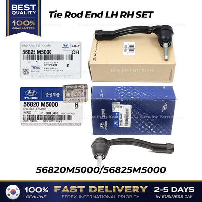 Genuine Tie Rod End LH RH SET 56820M5000 56825M5000 for Hyundai Nexo Santa Fe