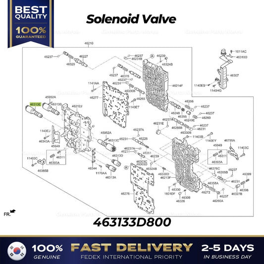 ⭐Genuine⭐ Solenoid Valve 463133D800 for Hyundai Santa Fe Hybrid Kia Sorento