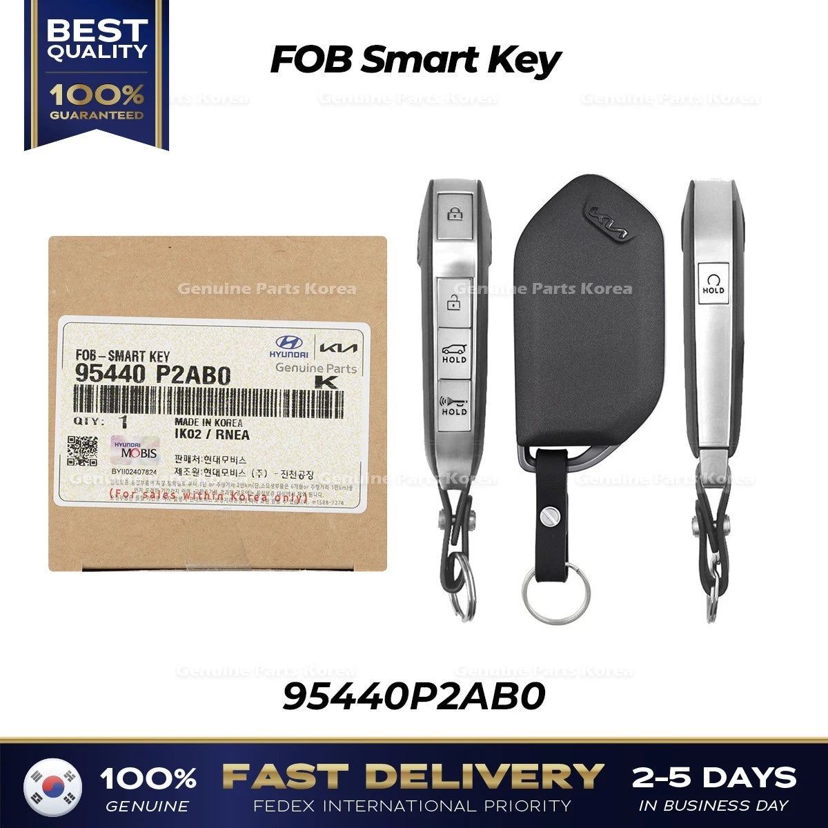 ⭐Genuine⭐ FOB Smart Key 95440P2AB0 for Kia Sorento Hybrid